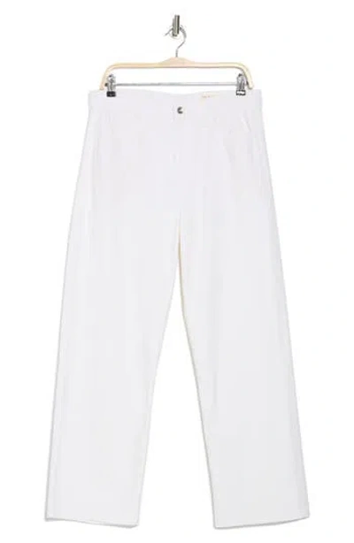 Rag & Bone Cloud Lori Raw Hem Jeans In White