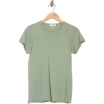 Rag & Bone Core Crewneck Cotton T-shirt In Lilypad