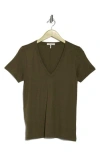 Rag & Bone Core V-neck T-shirt In Dark Brown