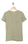 Rag & Bone Core V-neck T-shirt In Moss