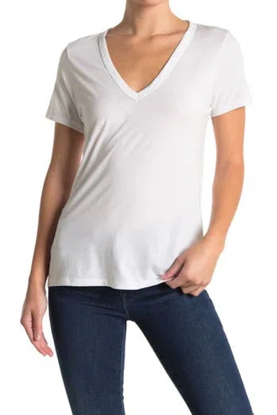 Rag & Bone Core V-neck T-shirt In Wht