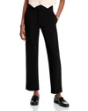 Rag & Bone Irina High Waist Ponte Pants In Black