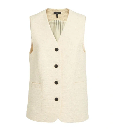 Rag & Bone Charlotte Tweed Vest In Neutrals