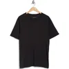 Rag & Bone Crewneck Cotton Blend T-shirt In Black