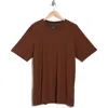 Rag & Bone Crewneck Cotton Blend T-shirt In Morel