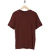 Rag & Bone Crewneck Cotton Blend T-shirt In Spice Plum