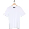 Rag & Bone Crewneck Cotton Blend T-shirt In White