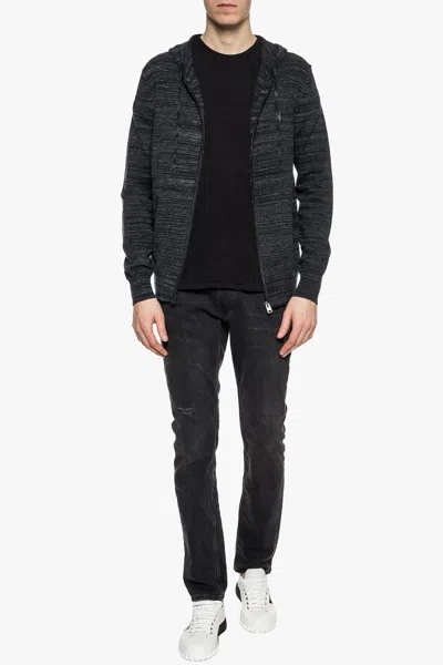 Rag & Bone Crewneck T-shirt In Black
