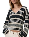 Rag & Bone Cyrus Stripe Cardigan In Salute
