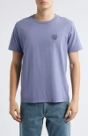 Rag & Bone Men's Dagger Short-sleeve T-shirt In Washed Purple