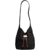 Rag & Bone Daily Straw Bucket Bag In Black