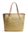Rag & Bone Beige Daily Straw Tote In Natural