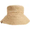 Rag & Bone Daisie Packable Straw Hat In Nat