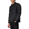Rag & Bone Dane Quilted Shirt Jacket In Jet Black