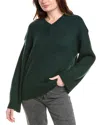 Rag & Bone Danica V-neck Wool & Cashmere-blend Sweater In Green