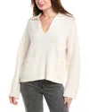 Rag & Bone Danica Wool & Cashmere-blend Polo Sweater In White