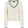 Rag & Bone Daria V-neck Sweater In Marsh