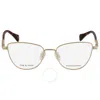 Rag & Bone Rag And Bone Demo Cat Eye Ladies Eyeglasses Rnb3037 03yg 51
