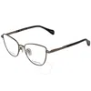 Rag & Bone Demo Cat Eye Ladies Eyeglasses Rnb3037 0v81 53/17