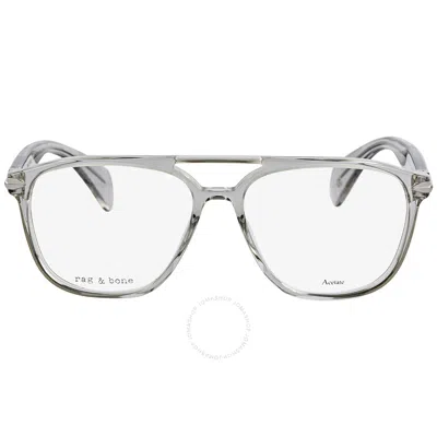 Rag & Bone Rag And Bone Demo Pilot Men's Eyeglasses Rnb 7012 0kb7 54 In Gray