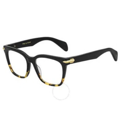 Rag & Bone Rag And Bone Demo Sport Ladies Eyeglasses Rnb3015 0807 52 In Black