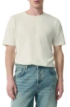 Rag & Bone Devin Hemp & Organic Cotton T-shirt In Chalk