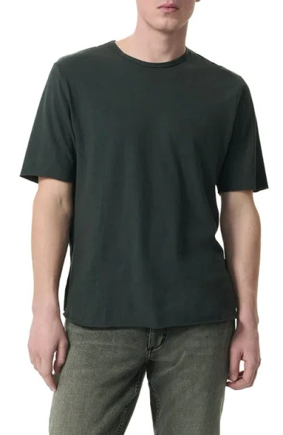 Rag & Bone Devin Hemp & Organic Cotton T-shirt In Dark Grey