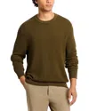 Rag & Bone Dexter Washed Organic Cotton Henley In Forest Green