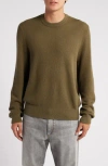 Rag & Bone Dexter Washed Organic Cotton Henley In Forest Green