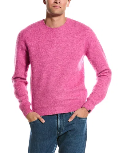 Rag & Bone Dillon Mohair & Wool-blend Sweater In Pink