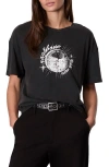 Rag & Bone Disco Boyfriend T-shirt In Black/white