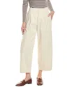 Rag & Bone Francine Italian Suiting Wool-blend Pant In White