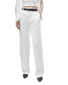 Rag & Bone Donovan Linen Blend Wide Leg Pants In White