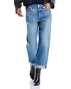 Rag & Bone Dre Low-rise Cuffed Baggy Jeans In Meyer In Meyer