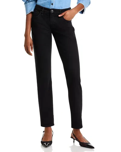 Rag & Bone Harlow Black Ankle Straight Jean