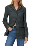 Rag & Bone Drew Wool Blazer Grnmltpld In Green Multi Plaid