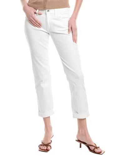 RAG & BONE RAG & BONE DYLAN LOW-RISE BOYFRIEND WHITE JEAN