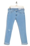 Rag & Bone Dylan Low Rise Slim Boyfriend Jeans In Light Wash