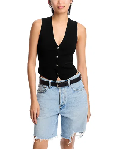 Rag & Bone Ella Vest In Black