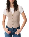 Rag & Bone Ella Tailored Vest In Dark Taupe