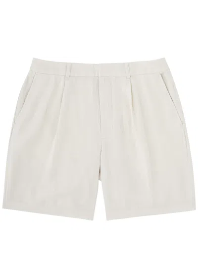 Rag & Bone Elliot Linen Shorts In Ecru