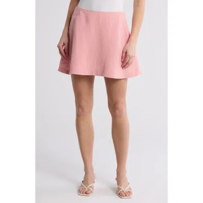 Rag & Bone Elsie Miniskirt In Pink