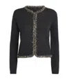 Rag & Bone Embellished Davies Cardigan In Green