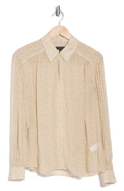 Rag & Bone Emerson Button-up Shirt In Ivory Multi