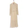 Rag & Bone Briar Striped Maxi Dress In Ivory Multi