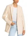 Rag & Bone Emile Double-breasted Linen Blazer In Ivory