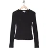 Rag & Bone Emily Ribbed Wool Sweater In Charcoal