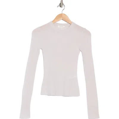 Rag & Bone Emily Ribbed Wool Sweater In Ivory
