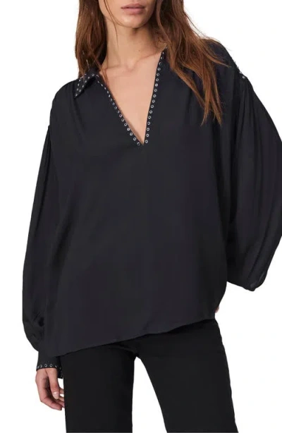 Rag & Bone Emmy Top In Black