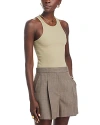 Rag & Bone Essential Ribbed Racerback Tank In Sage